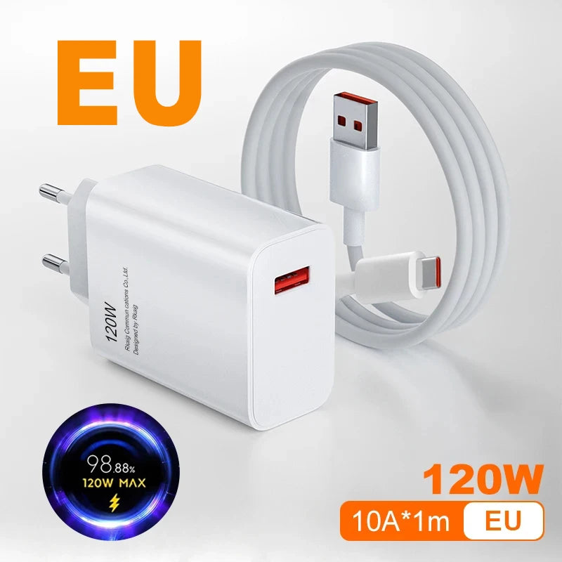 Cargador Turbo Original Xiaomi 120W