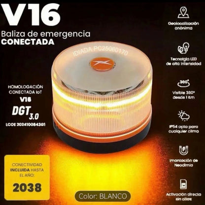 Luz de Emergencia V16 Homologada DGT