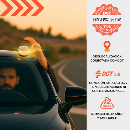 Luz de Emergencia V16 Homologada DGT