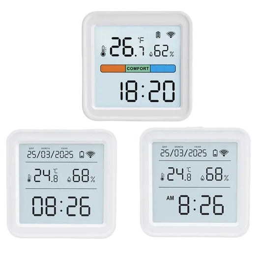 Sensor Inteligente de Temperatura y Humedad WiFi Tuya
