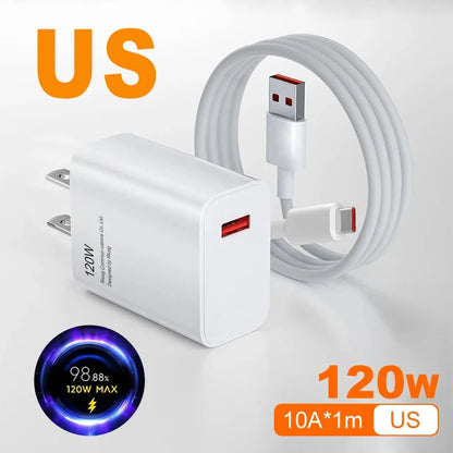 Cargador Turbo Original Xiaomi 120W