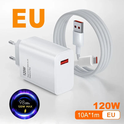 Cargador Turbo Original Xiaomi 120W